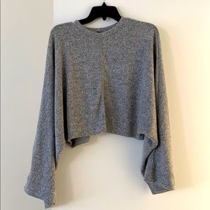 Sweater crop top
